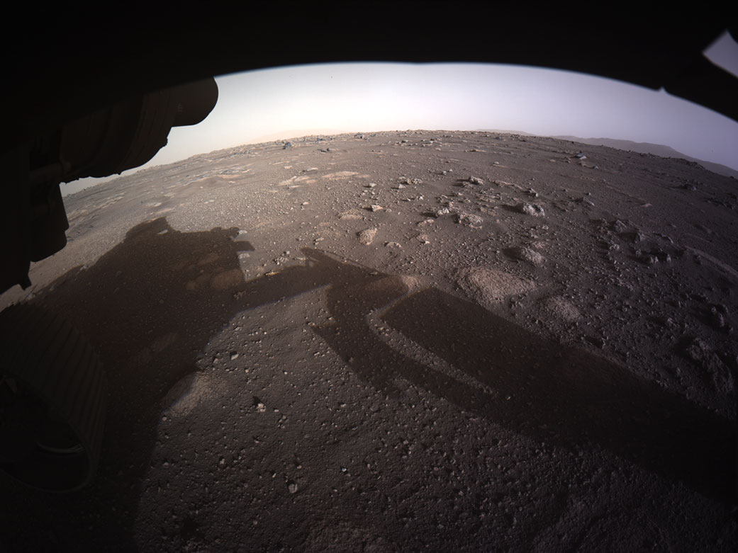Perseverance Snaps Its First Full-Color Image of Mars Perseverance Snaps Its First Full-Color Image of Mars