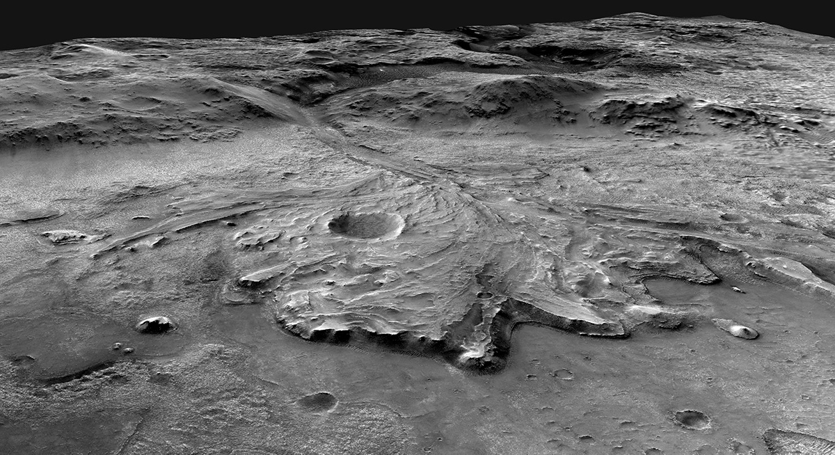 Traversing Mars’ Jezero Crater