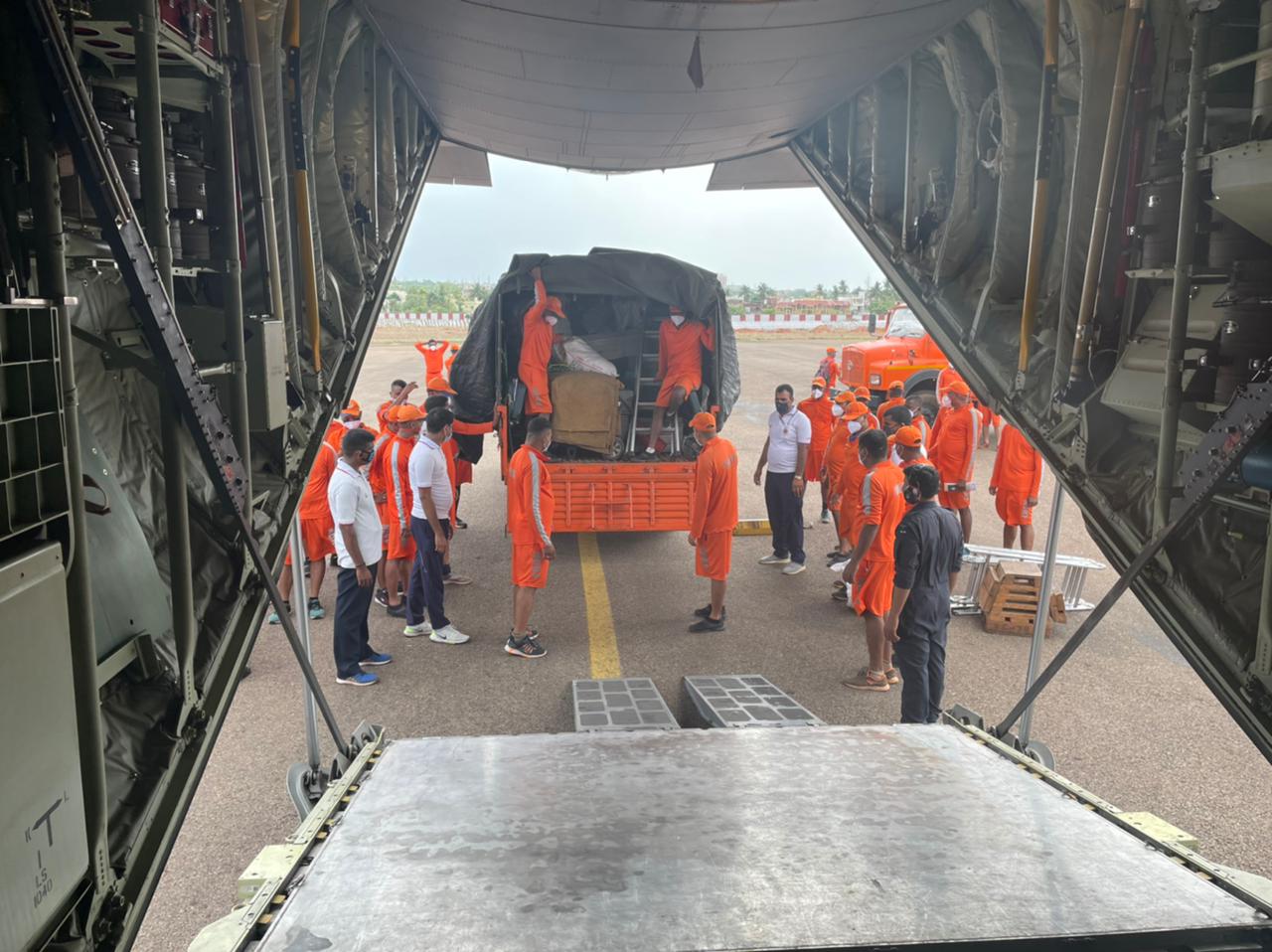 IAF PREPARES FOR CYCLONE TAUKTAE IAF PREPARES FOR CYCLONE TAUKTAE
