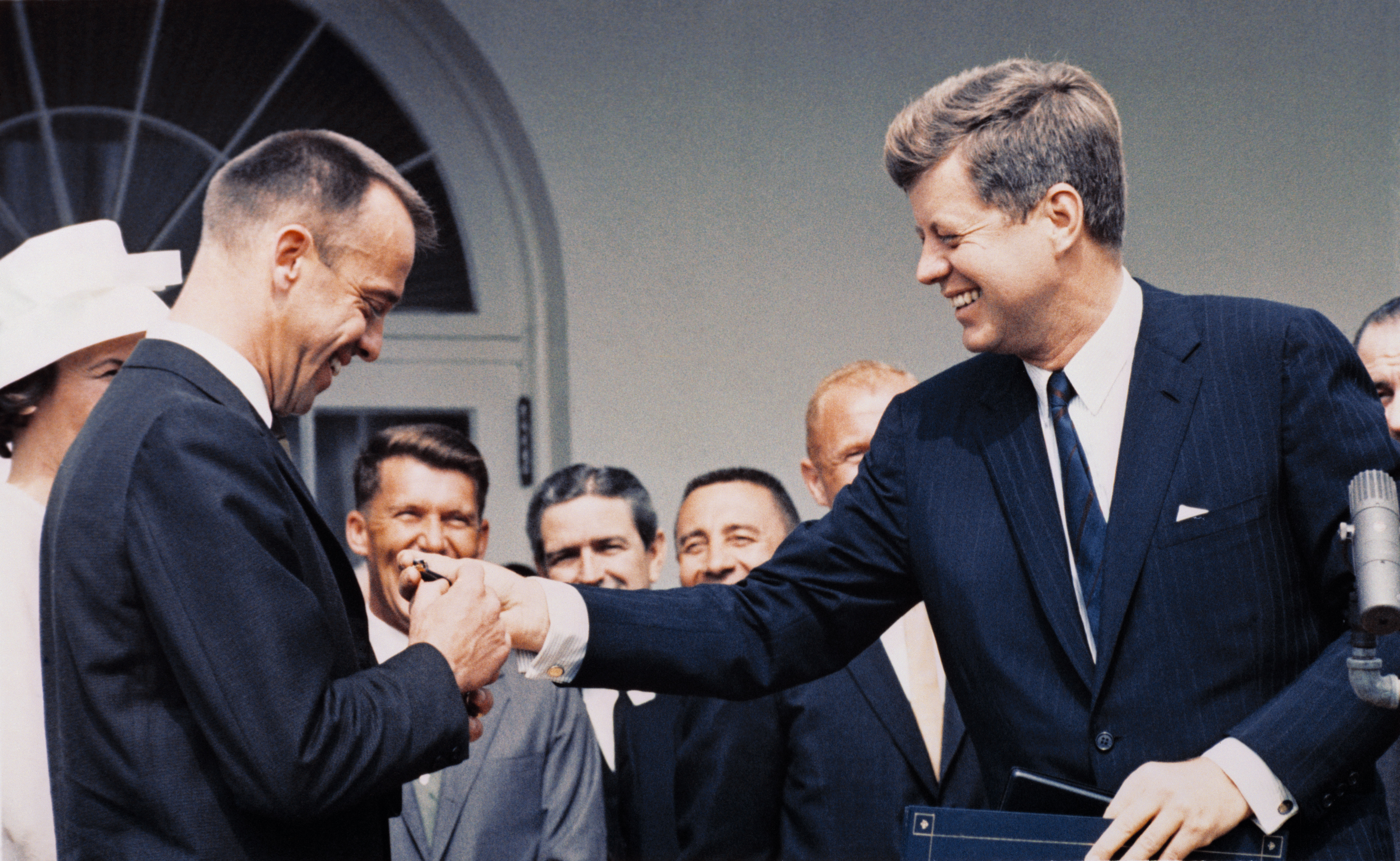 President Kennedy Awards Alan Shepard NASA’s Distinguished Service Medal President Kennedy Awards Alan Shepard NASA’s Distinguished Service Medal