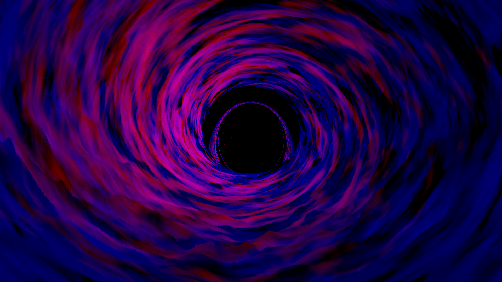 Accretion Disk of Black Hole Glows in New Simulation