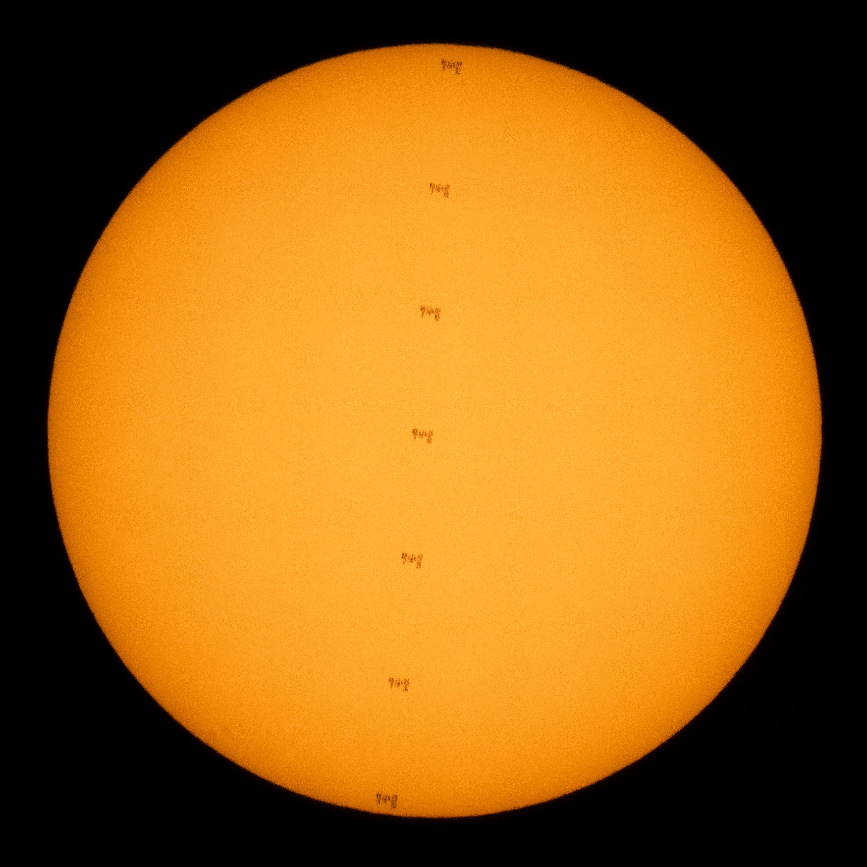 Space Station Transits the Sun Space Station Transits the Sun